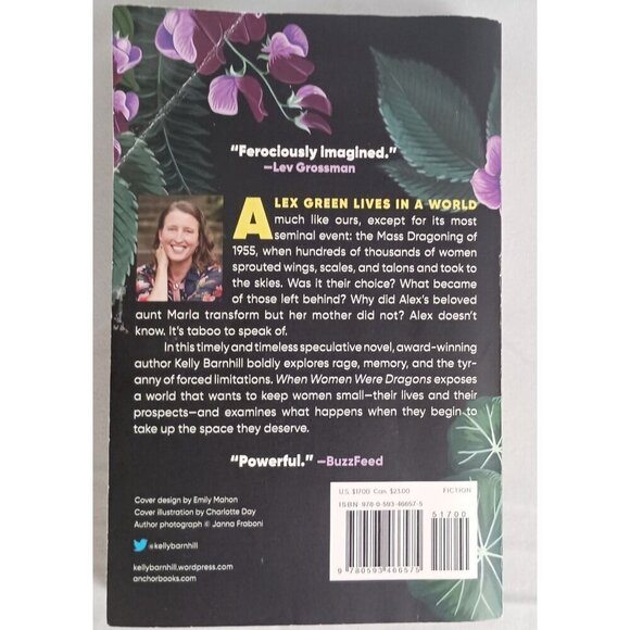 When Women Were Dragons Kelly Barnhill GOODREADS BEST BOOK OF THE YEAR - Picture 3 of 4